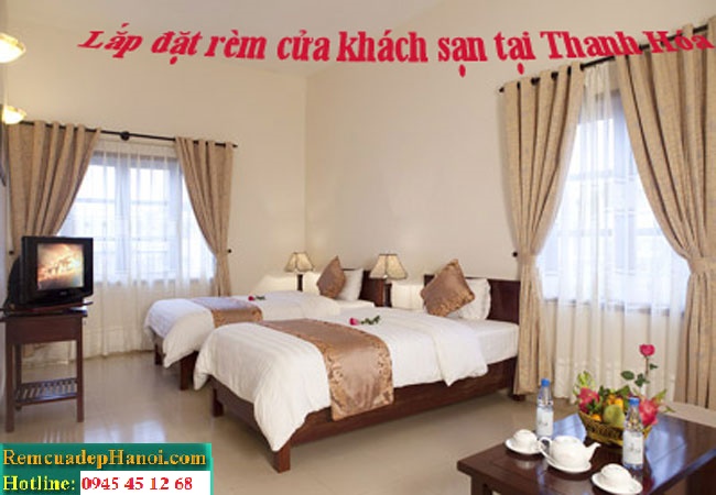 Lắp rèm khách sạn chất lượng cao tại Thanh Hóa